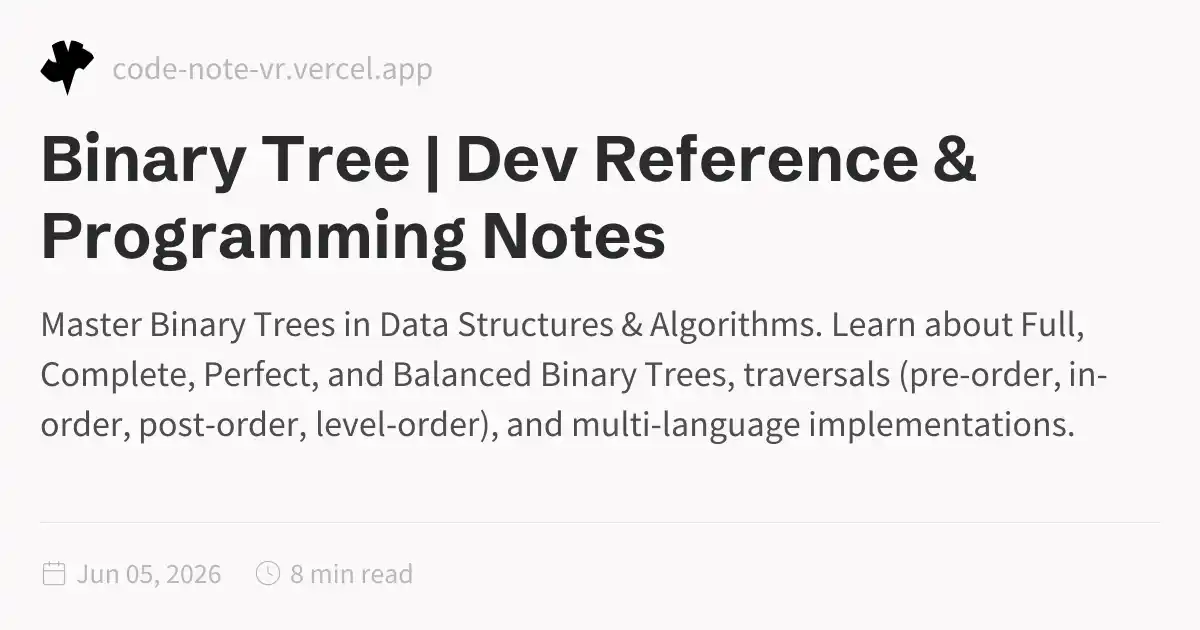 github - rlazimi-dev binary-tree-visualization: python... Binary Tree Data Structure - Properties & Traversals Guide | Dev ...