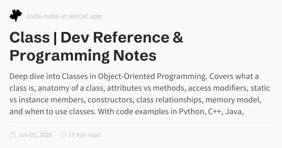 Class in OOP – Complete In-Depth Guide | Blueprints, Attributes ...