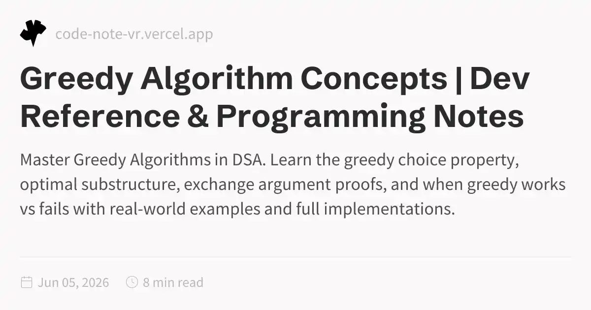 Greedy Algorithm Concepts – Strategy, Proof Techniques & Pattern Guide ...
